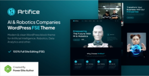 Artifice AI & Robotics Company WP Theme