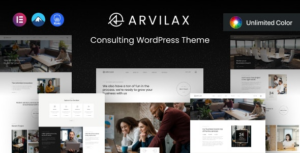 Arvilax Business Consulting WP Theme