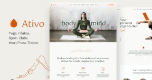 Ativo Pilates Yoga WP Theme