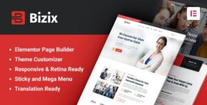 Bizix Corporate and Business WP Theme