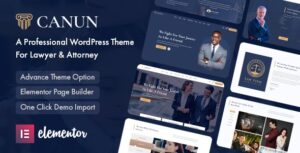Canun Lawyer & Attorney WP Theme