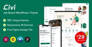 Civi Job Board WP Theme