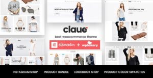 Claue Clean, Minimal WooCommerce Theme