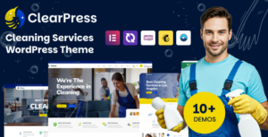 ClearPress Cleaning Services WP Theme