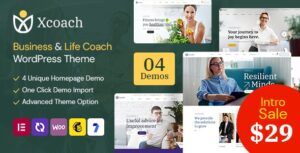 Xcoach Life And Business Coach WP Theme