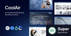 Coolair Air Conditioning & Heating HVAC WP Theme