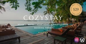 CozyStay Hotel Booking WP Theme