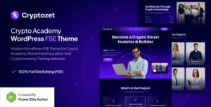 Cryptozet Crypto & Blockchain Academy WP Theme