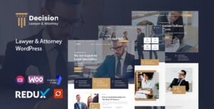 Decision Law & Lawyer WP Theme