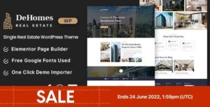 Dehomes Single Real Estate WP Theme