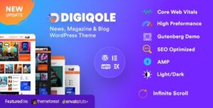 Digiqole News Magazine WP Theme
