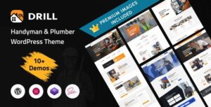 Drill Handyman & Plumber Services WP Theme