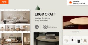 ErgoCraft Furniture Shop WP Theme