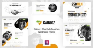 Gainioz Charity & Donation WP Theme