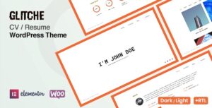 Glitche CV Resume Theme