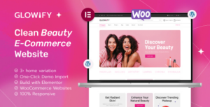 Glowify Beauty and Cosmetics Shop WP Theme