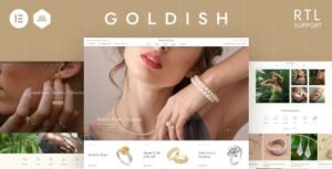 Goldish Jewelry Store WooCommerce Theme