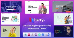 Harry Creative Agency & Portfolio WP Theme + RTL