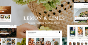 Lemon & Limes Personal Food Blog WP Theme