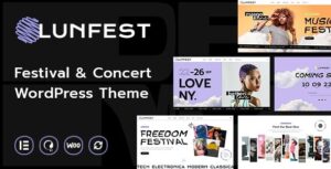 Lunfest Festival & Concert WP Theme