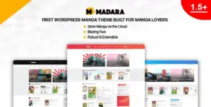 Madara Responsive and modern WP Theme for Manga