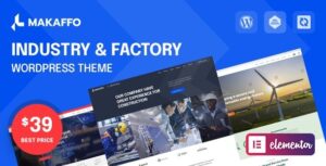 Makaffo Industry & Factory WP Theme