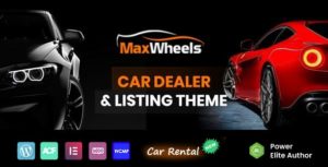Maxwheels Car Dealer Automotive & Classified Multivendor WP Theme
