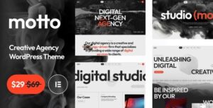 Motto Creative Agency & Startup WP Theme