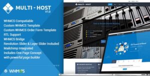Multi Host WHMCS Hosting WP Theme