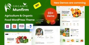 Munfirm Organic Food Store WP Theme