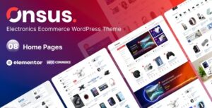 Onsus Electronics E-commerce WP Theme
