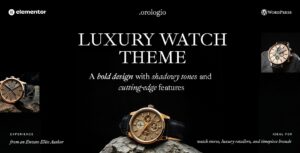 Orologio Luxury Watch Store WP Theme