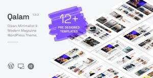 Qalam NewsPaper and Magazine WP Theme