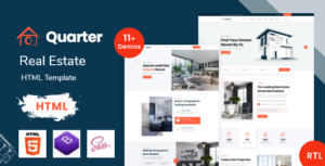 Quarter (24 January 2026) Real Estate HTML Template