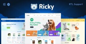Ricky Pet Shop & Care WooCoomerce Theme