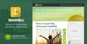 SeaShell Modern Responsive WP Blog Theme