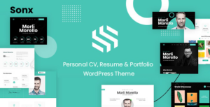 Sonx Personal Resume and Portfolio