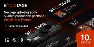 Stotage Photography & Video Production WP Theme