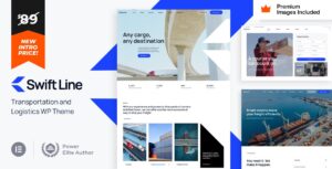 SwiftLine Transportation Logistics WP Theme