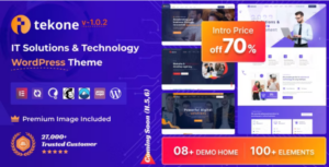 Tekone IT Solutions & Technology WP Theme
