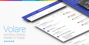 Volare Material Design phpBB Theme