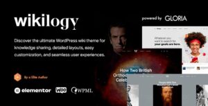 Wikilogy Wiki, Magazine & News WP Theme