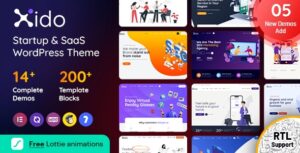 Xido Startup and SaaS WP theme