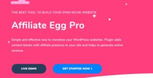 Affiliate Egg Pro Niche Affiliate Marketing WP Plugin