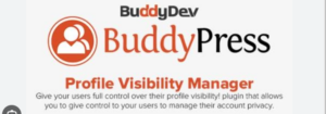 BuddyPress Profile Visibility Manager