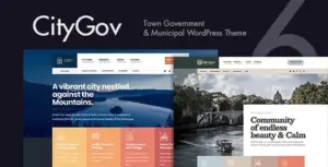 CityGov City Government & Municipal WP Theme
