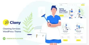 Clany Cleaning Services WP Theme