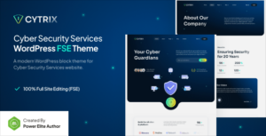 Cytrix Cyber Security Services Gutenverse FSE WP Block Theme