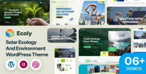 Ecoly Solar Ecology Environment WP Theme