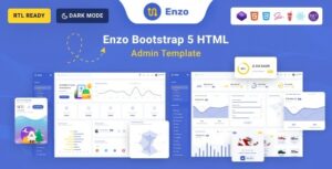 Enzo (3 February 2026) Bootstrap 5, React & Asp.Net Admin Dashboard Template